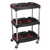 Sealey Workshop Trolley 3-Level Composite with Parts Storage