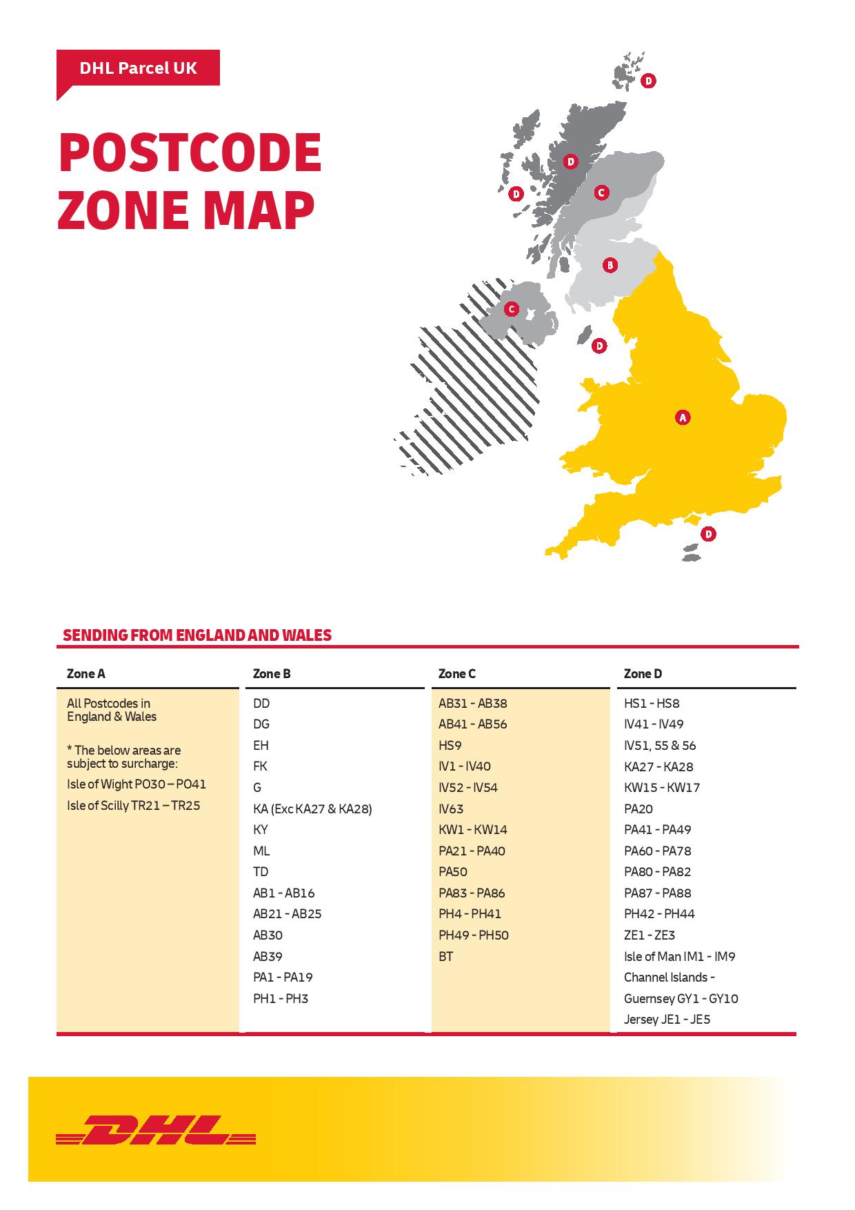 Marshall Industrial Delivery Areas Map