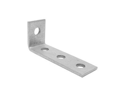Galvanised Channel 3 x 1 Hole Angle Bracket - Marshall Industrial Supplies