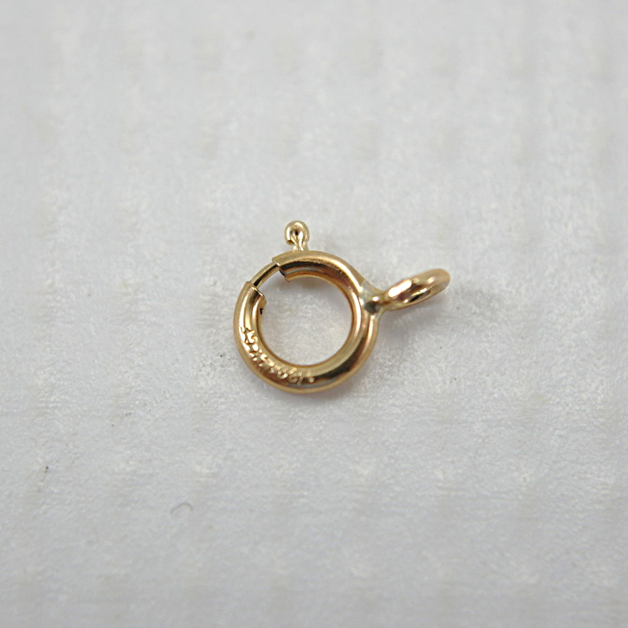 Spring ring clasp 14k gold filled 5x7mm