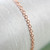 Copper chain bracelet or anklet 1.7mm thin