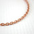 Medium copper oval cable necklace chain 2.3mm