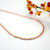 Medium copper oval cable necklace chain 2.3mm