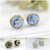 Wholesale Lot 36 pairs MIXED style post earrings in 925 sterling silver and 14k gold filled