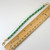 Kumihimo green bracelet 7.5 inch
