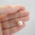 1 large white 10mm freshwater pearl on delicate 14k rose gold filled chain 16 18 20 inch