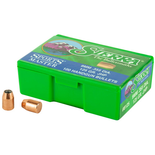 Sierra Sports Master 9mm 125gr Jhp