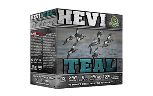 Hevi Teal 12ga 2.75" #6 25/250