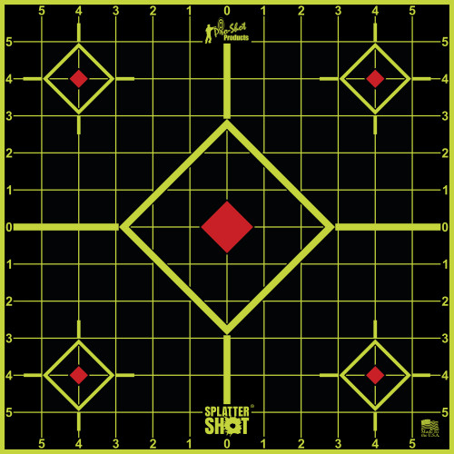 Pro-shot Target 12" Grn Sight-in 5pk