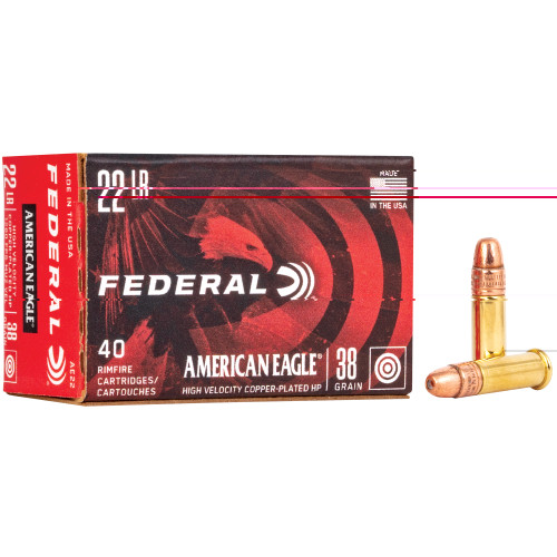 Fed Am Eagle 22lr Hv Hp 40/4000