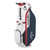 Callaway 2024 Fairway Plus Golf Stand Bag White Navy Red