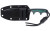 CRKT NESSMUK 2.9" GRN/SLV W/SHEATH
