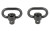GROVTEC HEAVY DUTY PB SWVLS 1" BLK