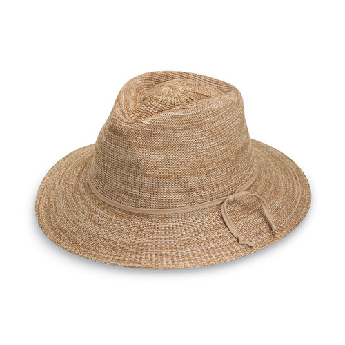 Womens Victoria Fedora UPF50+ hat mixed camel Womens Victoria Fedora UPF50+ hat mixed camel