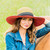 Womens wallaroo st tropez upf50+ wide brim sun hat 
