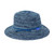 Womens Victoria Fedora UPF50+ hat mixed denim side Womens Victoria Fedora UPF50+ hat mixed denim side
