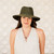 Womens Victoria Fedora UPF50+ hat olive