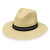 Mens Wallaroo Blake fedora uv hat ivory