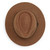 Mens wallaroo Durango felt fedora upf50 hat top