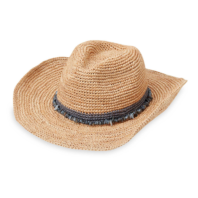 Womens wallaroo Tahiti Cowboy hat dusty blue
