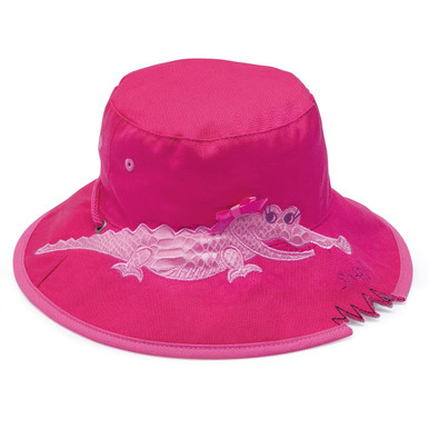Children's UPF50+ Crocodile UV Sun Bucket Hat | Wallaroo Hat Company