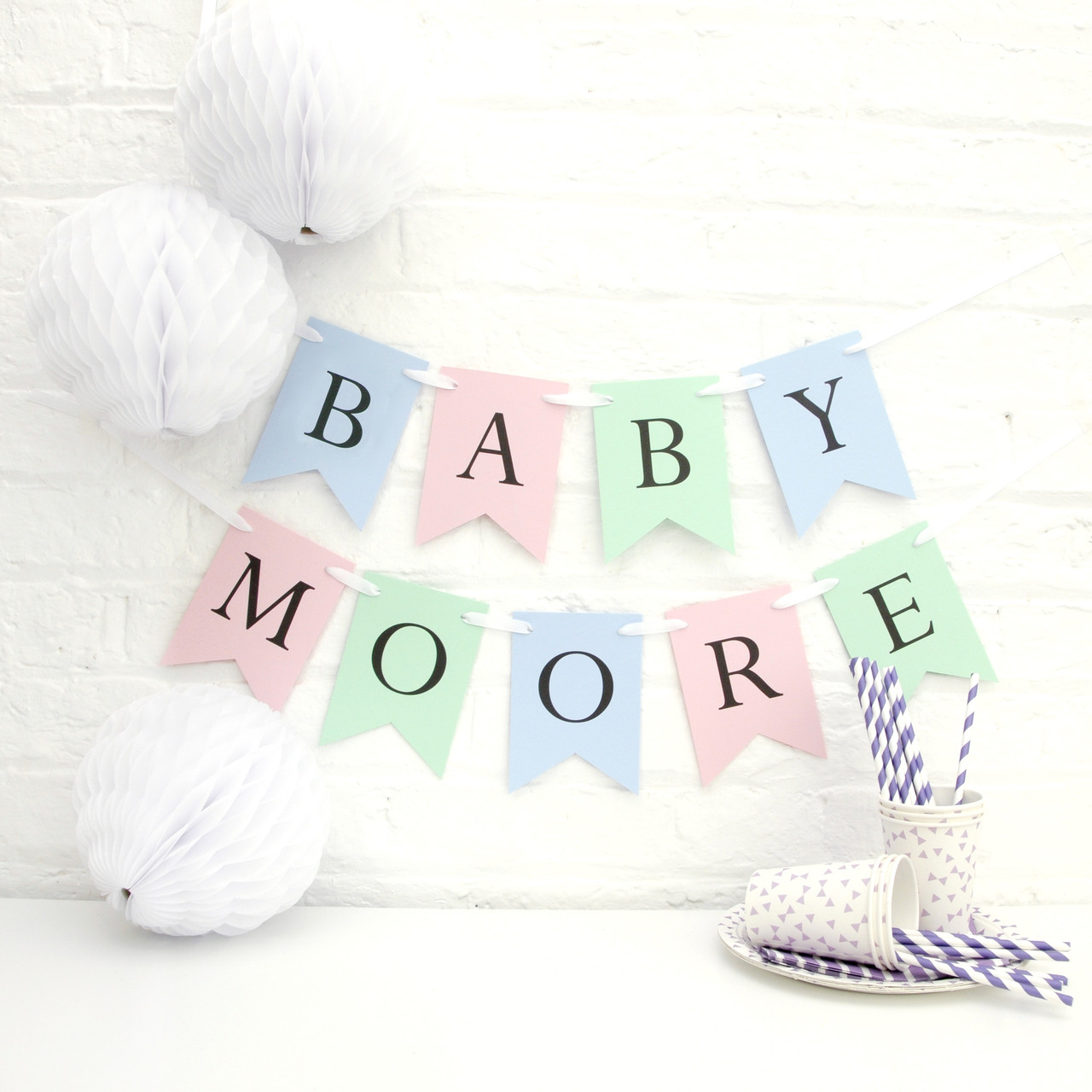 baby shower bunting