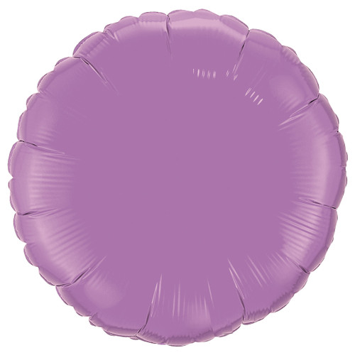 Small Lilac Round Foil Balloon Party Decoration for Birthdays, Weddings, Hen Parties and Baby Showers