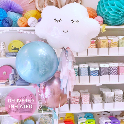 Pastel Cloud Baby Shower Balloon Collection