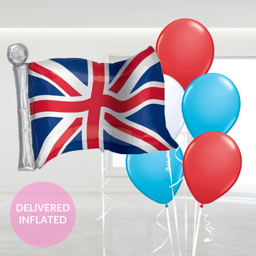 King's Coronation Union jack party balloons