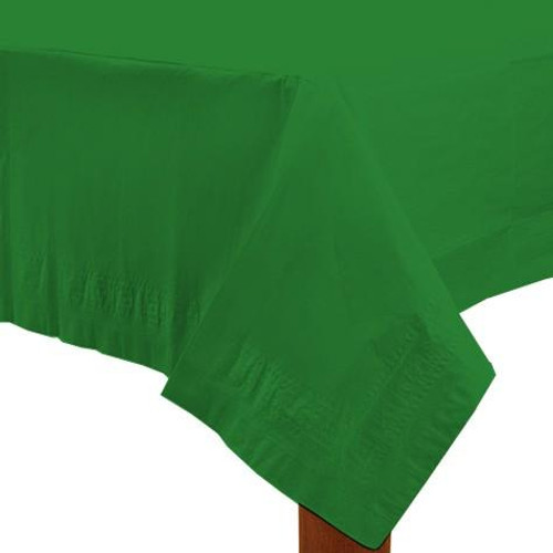 Dark Green Paper Table Cover