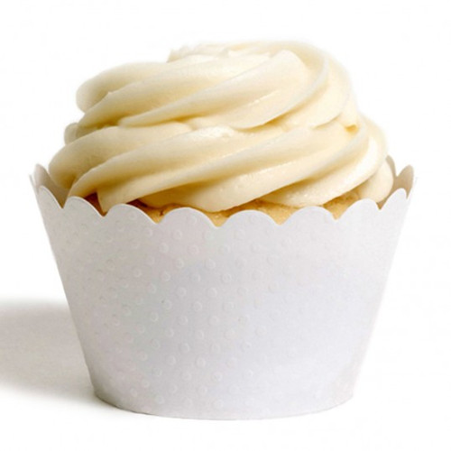 White Cupcake Wrappers White Cupcake Wrappers