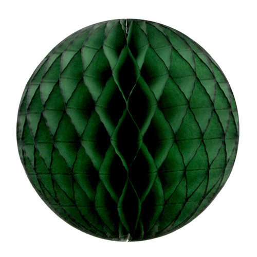 Dark Green Tissue Paper Honeycomb Ball Pom Pom Decoration