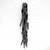 Black tissue paper tassel tail garland for party balloons