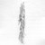 Grey tissue paper tassel tail garland for party balloons