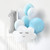 Pastel Blue Cloud Birthday Balloon Collection