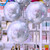 Metallic silver orb birthday balloons delivered to your party inflated with helium