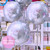 Metallic silver orb birthday balloons delivered to your party inflated with helium