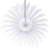 White Deluxe Tissue Paper Fan Decoration for Birthday Parties, Weddings, Baby Showers and Hen Dos