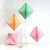 Tissue paper diamond decoration for kids birthday parties, weddings, dessert table displays and hen dos.