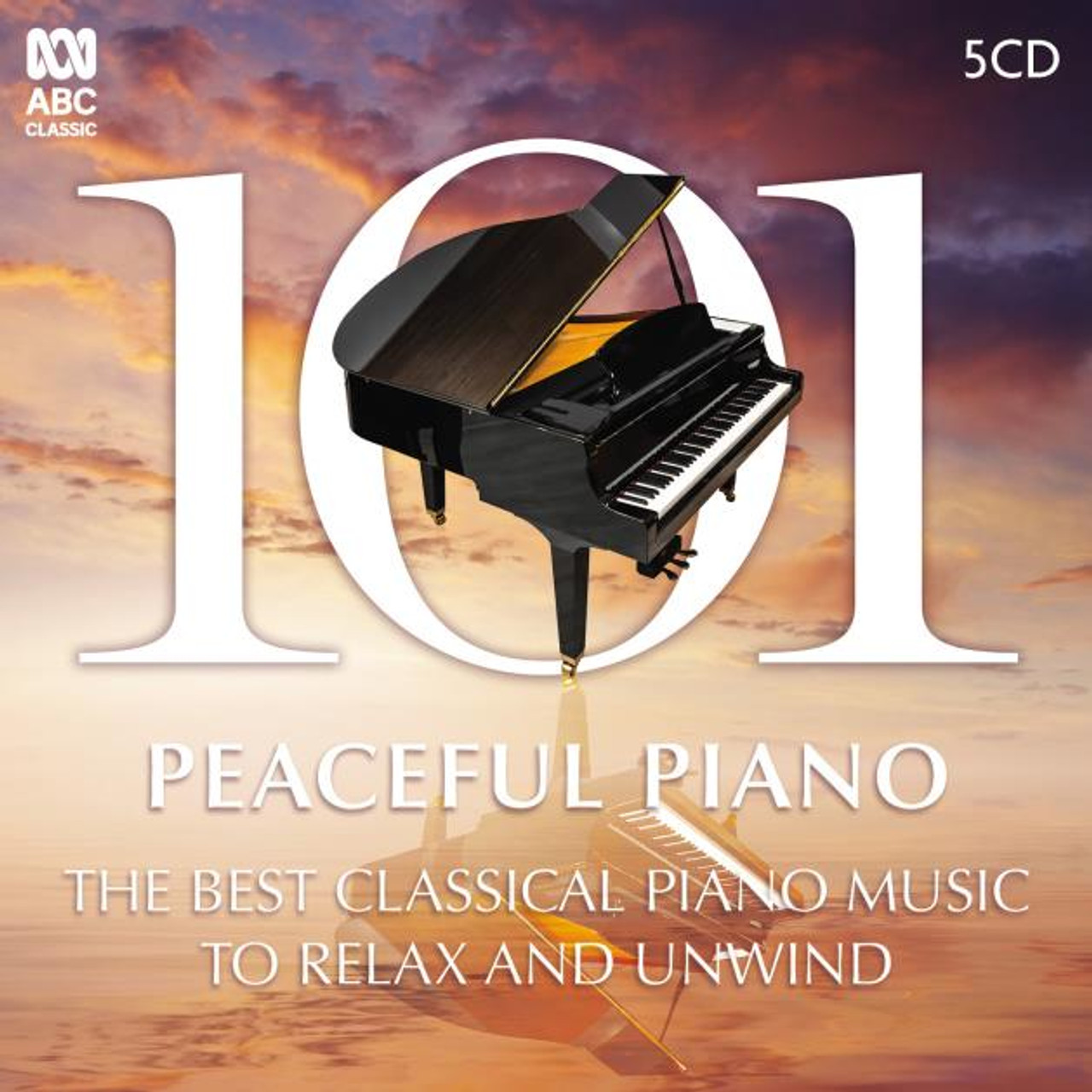 Various Artists 101 Peaceful Piano [5Cd] (CD DISC SET)