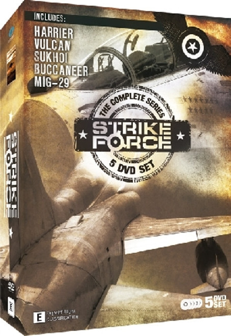 Strike Force (5 DVD Boxset)HARRIER, MiG-29: SUKHOI, BUCCANEER,SUKHOI,VULCAN