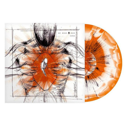 Of Mice And Men - Echo (VINYL ALBUM Ultra Clear with Orange and Heavy Black Splatter LP VINYL ALBUM)