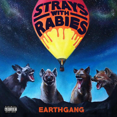 Earthgang - Strays With Rabies (Ghostly - Clear + Cobalt & Neon Coral 2LP Vinyl)