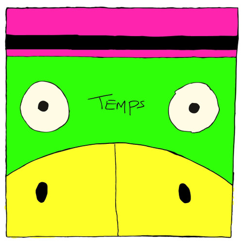 Temps - Party Gator Purgatory (Fluro pink & fluro green vinyl  Vinyl)