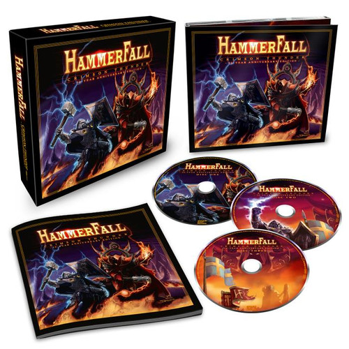 Hammerfall - Crimson Thunder (3CD 20th Anniversary Platinum Edition CD 3 DISC SET)