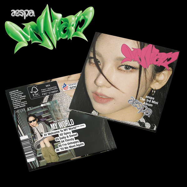 Aespa - My World - Poster Version (Ningning Cover) (Poster Version (NINGNING Cover) CD)