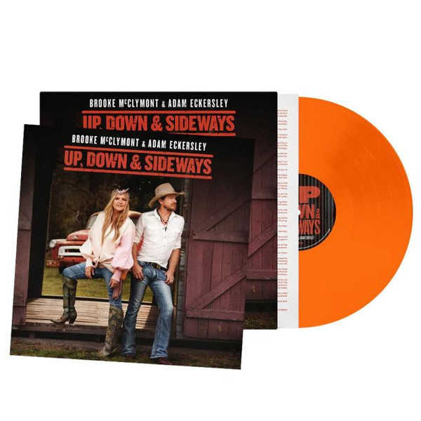 Brooke Mcclymont & Adam Eckersley - Up, Down & Sideways (Coloured Vinyl Orange Crush LP VINYL ALBUM)