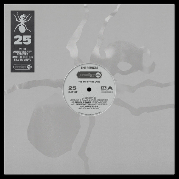 The Prodigy - The Fat Of The Land 25Th Anniversary - Remixes (Silver Coloured Vinyl Vinyl)