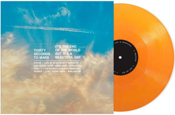 Thirty Seconds To Mars - Its The End Of The World But Its A Beautiful Day (Orange LP VINYL ALBUM)