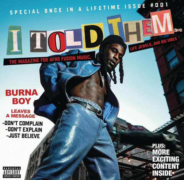 Burna Boy - I Told Them... (Black LP Vinyl)